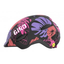 Kask dziecięcy GIRO SCAMP INTEGRATED MIPS matte black floral (NEW)