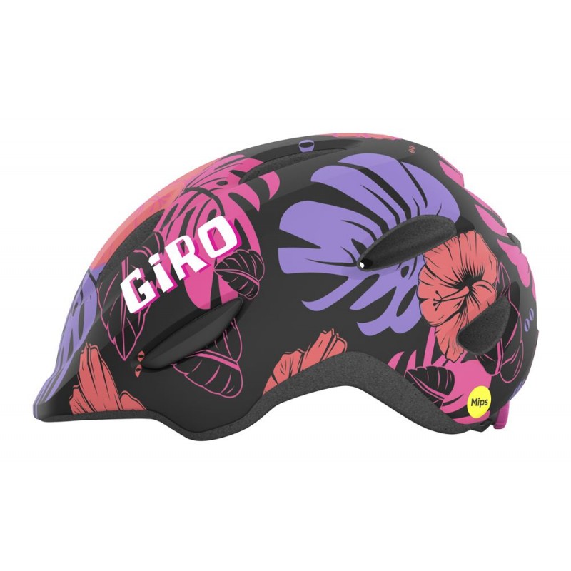 Kask dziecięcy GIRO SCAMP INTEGRATED MIPS matte black floral (NEW)