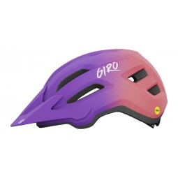 Kask dziecięcy juniorski GIRO FIXTURE II INTEGRATED MIPS matte throwback purple tigerlily fade roz. Uniwersalny (50-57 cm) (NEW)