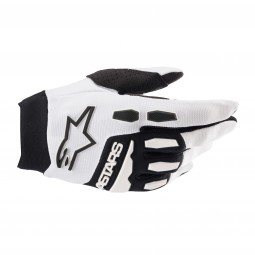 RĘKAWICE ALPINESTARS FULL BORE WHITE/BLACK