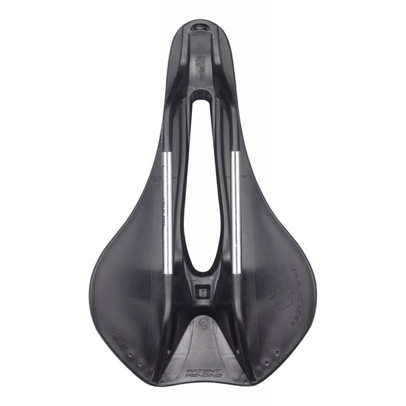 Siodło SELLE ITALIA Model X LEAF Superflow L3, FeC Alloy Rail ⌀7 mm, Green-Tech (NEW)