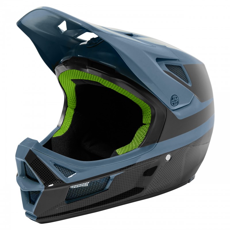 KASK ROWEROWY FOX RAMPAGE COMP GRAPHIC 2 DUSTY BLUE