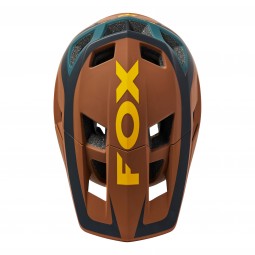 KASK ROWEROWY FOX DROPFRAME PRO DVIDE NUTMEG
