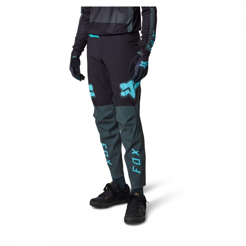 SPODNIE ROWEROWE FOX DEFEND RACE CAPSULE EMERALD