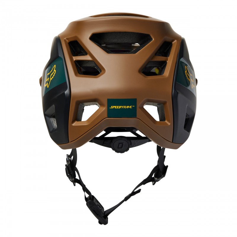 KASK ROWEROWY FOX SPEEDFRAME PRO BLOCKED NUTMEG