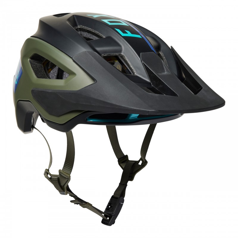 KASK ROWEROWY FOX SPEEDFRAME PRO BLOCKED ARMY
