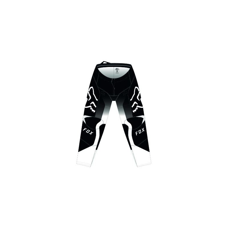 SPODNIE FOX 180 LEED BLACK/WHITE