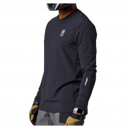 KOSZULKA ROWEROWA Z DŁUGIM RĘKAWEM FOX DEFEND THERMAL BLACK