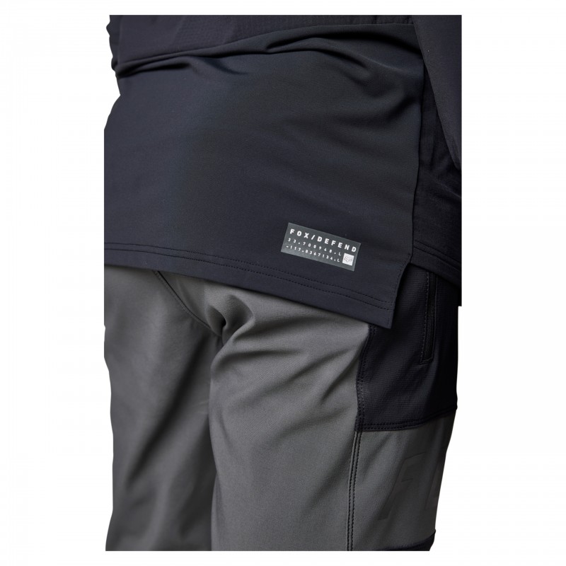 KOSZULKA ROWEROWA Z DŁUGIM RĘKAWEM FOX DEFEND THERMAL BLACK