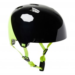 KASK ROWEROWY FOX FLIGHT PRO PRPUS BLACK/YELLOW