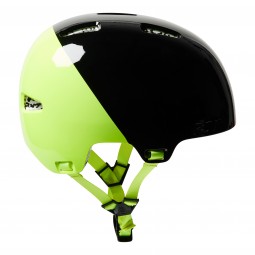 KASK ROWEROWY FOX FLIGHT PRO PRPUS BLACK/YELLOW