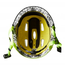 KASK ROWEROWY FOX FLIGHT PRO PRPUS BLACK/YELLOW