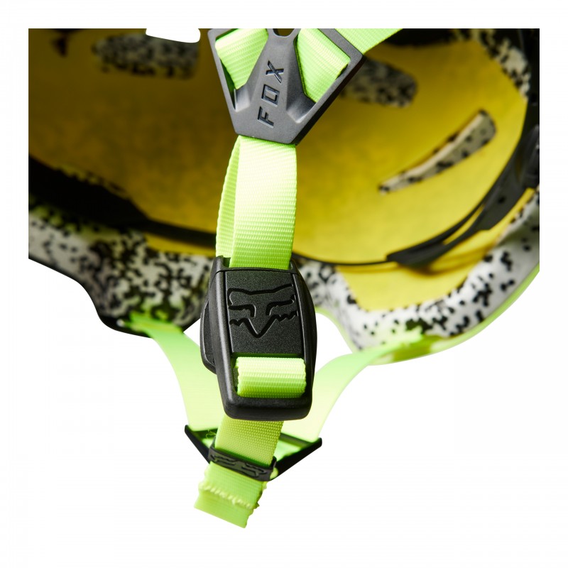 KASK ROWEROWY FOX FLIGHT PRO PRPUS BLACK/YELLOW