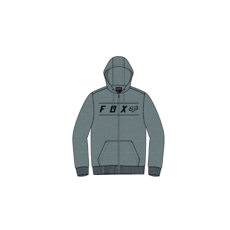 BLUZA Z KAPTUREM NA ZAMEK FOX PINNACLE HEATHER GRAPHITE