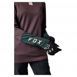 KOSZULKA ROWEROWA Z DŁUGIM RĘKAWEM FOX LADY DEFEND PRO ROOTBEER