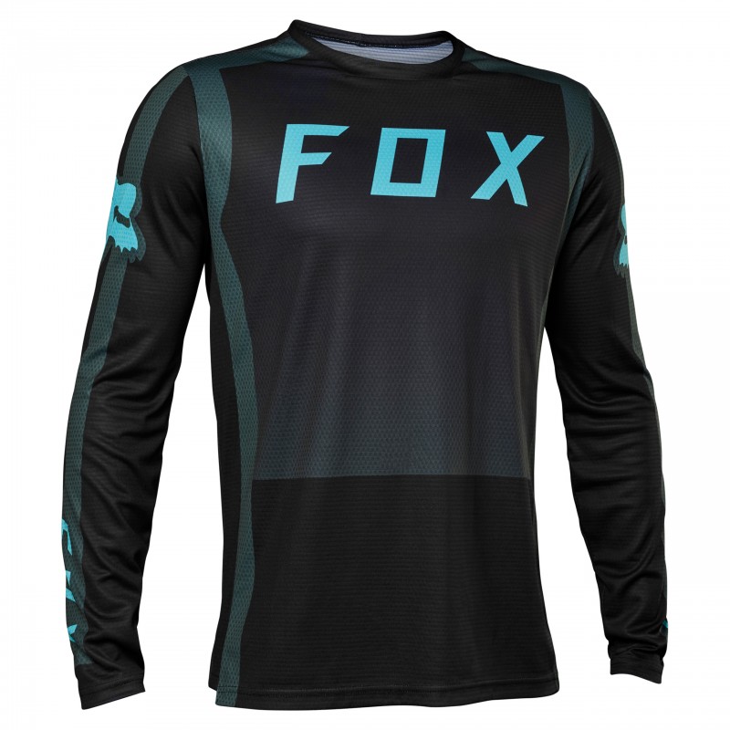 KOSZULKA ROWEROWA Z DŁUGIM RĘKAWEM FOX DEFEND RACE CAPSULE EMERALD