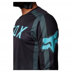 KOSZULKA ROWEROWA Z DŁUGIM RĘKAWEM FOX DEFEND RACE CAPSULE EMERALD