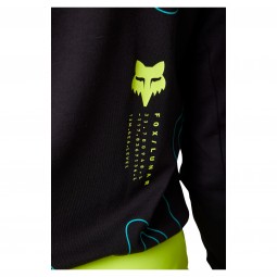 KOSZULKA ROWEROWA Z DŁUGIM RĘKAWEM FOX RANGER DR MD LUNAR BLACK