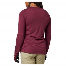 KOSZULKA ROWEROWA Z DŁUGIM RĘKAWEM FOX LADY RANGER DR MID DARK MAROON