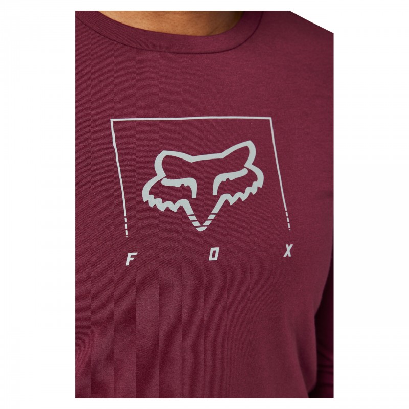 KOSZULKA ROWEROWA Z DŁUGIM RĘKAWEM FOX LADY RANGER DR MID DARK MAROON
