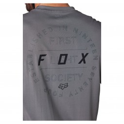 KOSZULKA ROWEROWA Z DŁUGIM RĘKAWEM FOX RANGER FONT DARK GREY