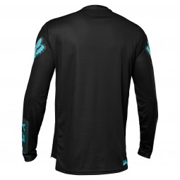 KOSZULKA ROWEROWA Z DŁUGIM RĘKAWEM FOX JUNIOR DEFEND RACE CAPSULE EMERALD