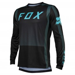 KOSZULKA ROWEROWA Z DŁUGIM RĘKAWEM FOX JUNIOR DEFEND RACE CAPSULE EMERALD
