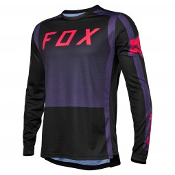 KOSZULKA ROWEROWA Z DŁUGIM RĘKAWEM FOX JUNIOR DEFEND RACE CAPSULE SANGRIA