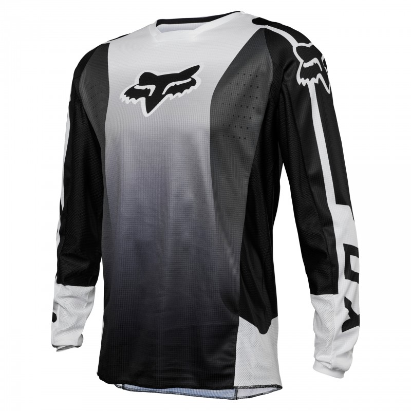 BLUZA FOX 180 LEED BLACK/WHITE