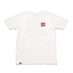 T-SHIRT SANTA CRUZ 3D SQUARED WHITE