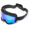 GOGLE IMX ENDURANCE SNOW BLACK MATT/BLACK - SZYBA PODWÓJNA GREEN IRRIDIUM + BROWN (1 SZYBA W ZEST.)