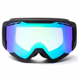 GOGLE IMX ENDURANCE SNOW BLACK MATT/BLACK - SZYBA PODWÓJNA GREEN IRRIDIUM + BROWN (1 SZYBA W ZEST.)