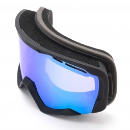 GOGLE IMX ENDURANCE SNOW BLACK MATT/BLACK - SZYBA PODWÓJNA GREEN IRRIDIUM + BROWN (1 SZYBA W ZEST.)