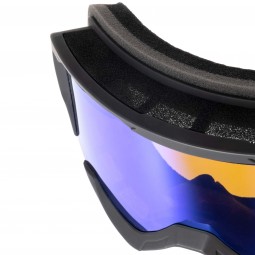 GOGLE IMX ENDURANCE SNOW BLACK MATT/BLACK - SZYBA PODWÓJNA GREEN IRRIDIUM + BROWN (1 SZYBA W ZEST.)