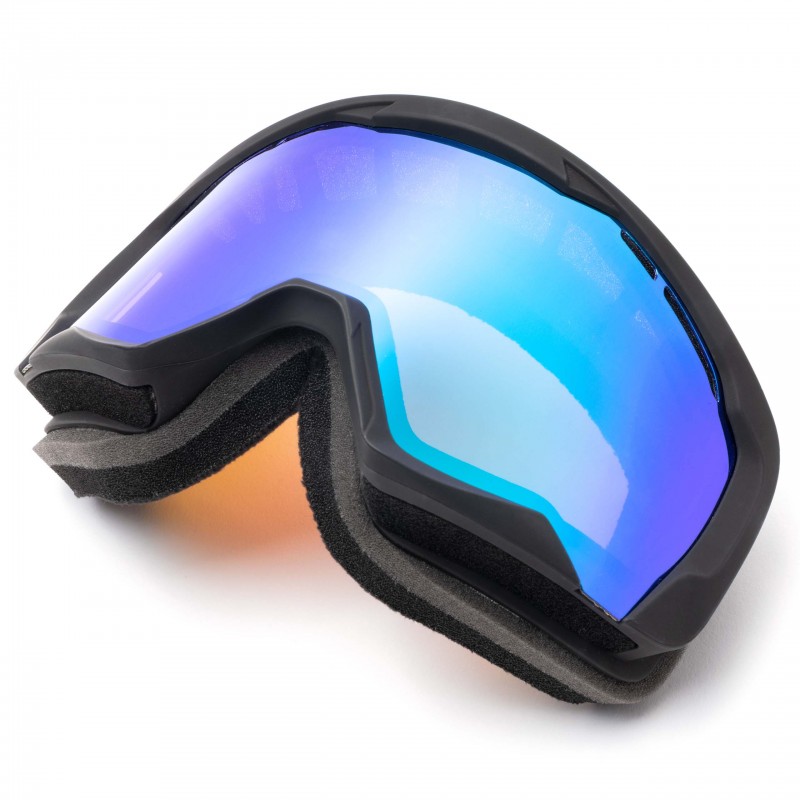 GOGLE IMX ENDURANCE SNOW BLACK MATT/BLACK - SZYBA PODWÓJNA GREEN IRRIDIUM + BROWN (1 SZYBA W ZEST.)