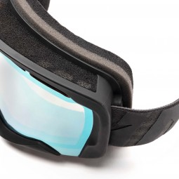 GOGLE IMX ENDURANCE SNOW BLACK MATT/BLACK - SZYBA PODWÓJNA GOLD IRRIDIUM + BROWN(1 SZYBA W ZEST.)