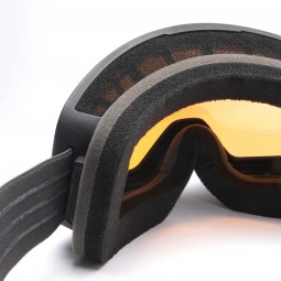 GOGLE IMX ENDURANCE SNOW BLACK MATT/BLACK - SZYBA PODWÓJNA GOLD IRRIDIUM + BROWN(1 SZYBA W ZEST.)