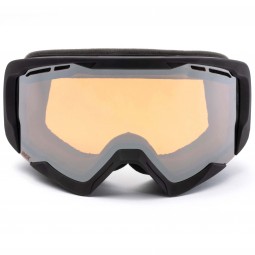 GOGLE IMX ENDURANCE SNOW BLACK MATT/BLACK - SZYBA PODWÓJNA CLEAR + BROWN (1 SZYBA W ZESTAWIE)