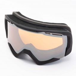 GOGLE IMX ENDURANCE SNOW BLACK MATT/BLACK - SZYBA PODWÓJNA CLEAR + BROWN (1 SZYBA W ZESTAWIE)