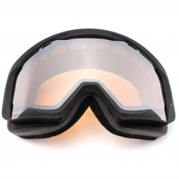 GOGLE IMX ENDURANCE SNOW BLACK MATT/BLACK - SZYBA PODWÓJNA CLEAR + BROWN (1 SZYBA W ZESTAWIE)