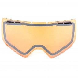 GOGLE IMX ENDURANCE SNOW BLACK MATT/BLACK - SZYBA PODWÓJNA CLEAR + BROWN (1 SZYBA W ZESTAWIE)