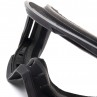 GOGLE IMX ENDURANCE SNOW BLACK MATT/BLACK - SZYBA PODWÓJNA CLEAR + BROWN (1 SZYBA W ZESTAWIE)