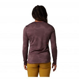 KOSZULKA ROWEROWA Z DŁUGIM RĘKAWEM FOX LADY RANGER TRU DRI DARK MAROON
