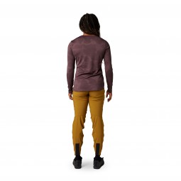 KOSZULKA ROWEROWA Z DŁUGIM RĘKAWEM FOX LADY RANGER TRU DRI DARK MAROON