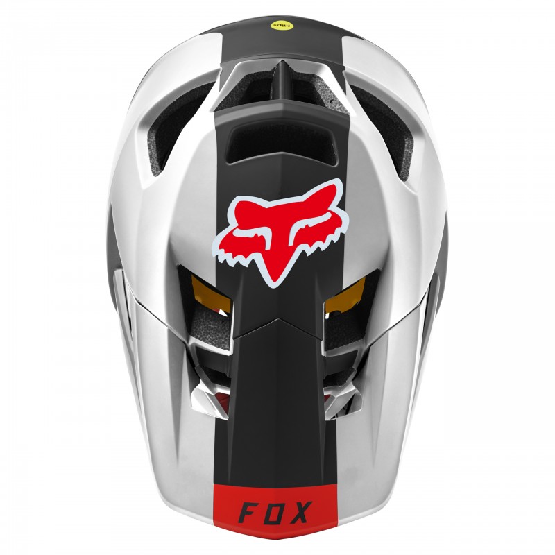 KASK ROWEROWY FOX PROFRAME BLOCKED BLACK/WHITE