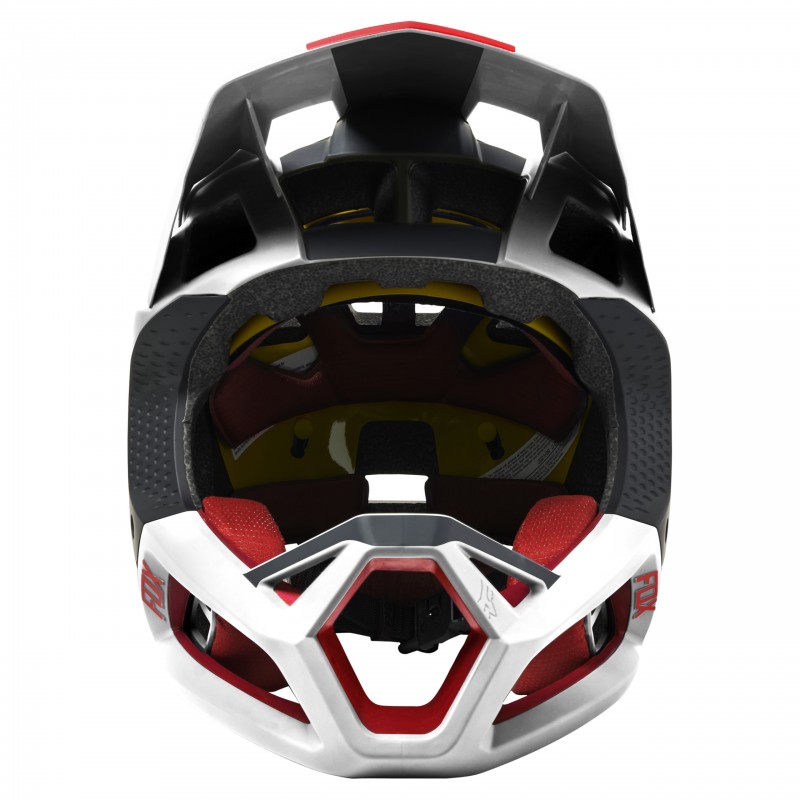 KASK ROWEROWY FOX PROFRAME BLOCKED BLACK/WHITE