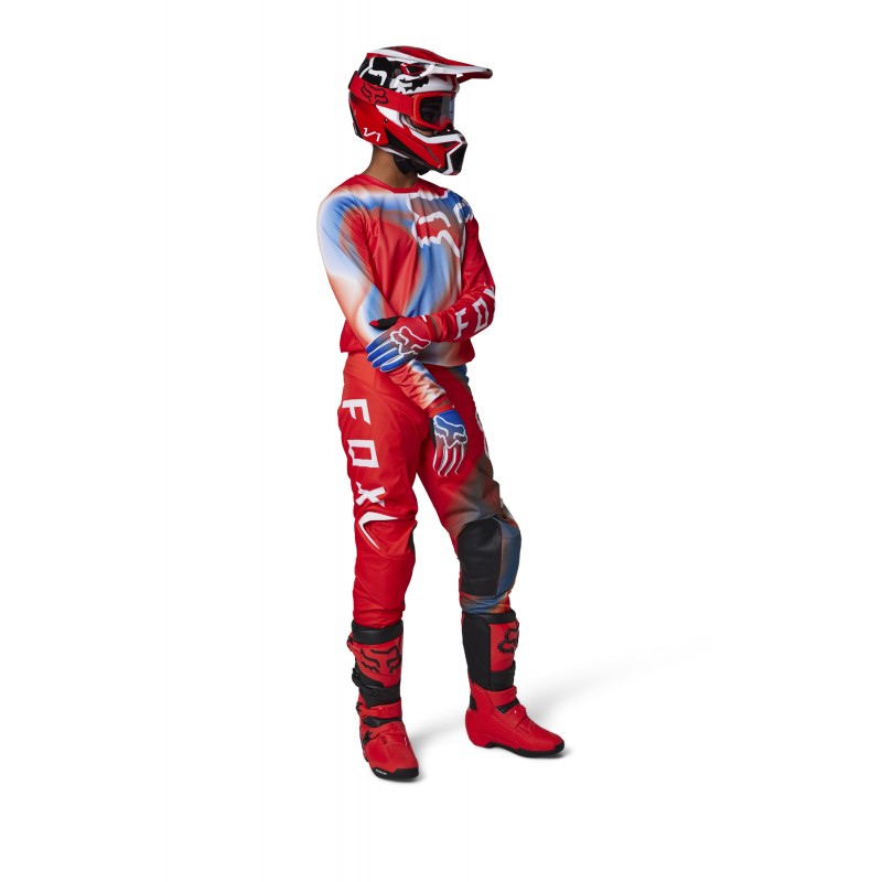 SPODNIE FOX 180 TOXSYK FLUO RED