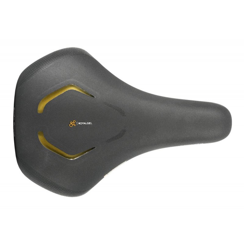 Siodło SELLEROYAL LOOKIN EVO MODERATE 60st. żelowe + elastomery unisex (NEW 2023)