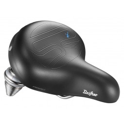 Siodło SELLEROYAL PREMIUM RELAXED 90st. DRIFTER SMALL STRENGTEX unisex żelowe + sprężyny czarne (NEW 2023)