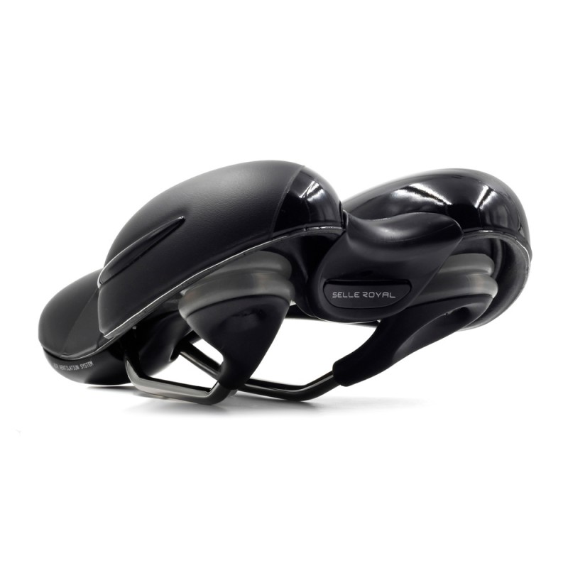 Siodło SELLEROYAL RESPIRO SOFT MODERATE 60st. żelowe + elastomery unisex 535g (NEW 2023)